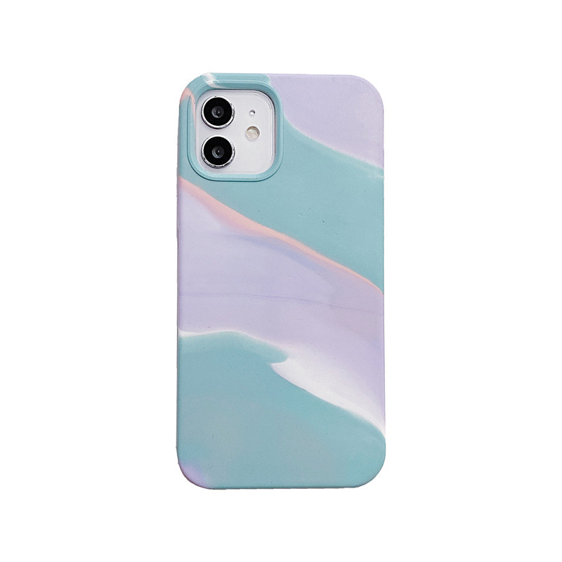 Rainbow Gradient Liquid Silicone Full Coverage Phone Case